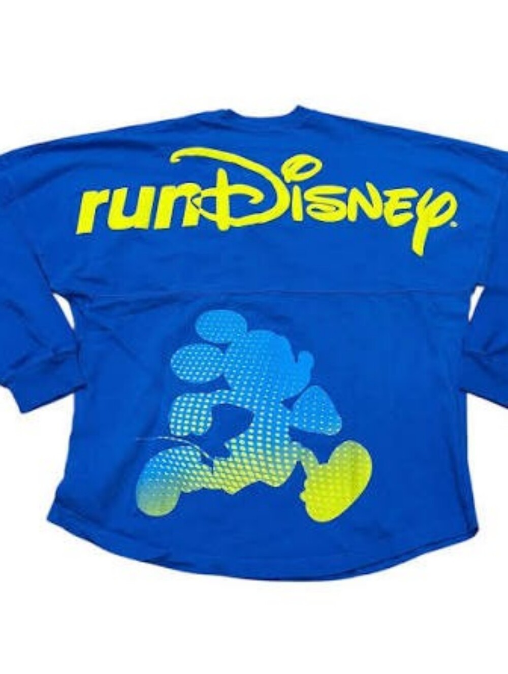 Disney Blue RunDisney Long Sleeve Crewneck Shirt